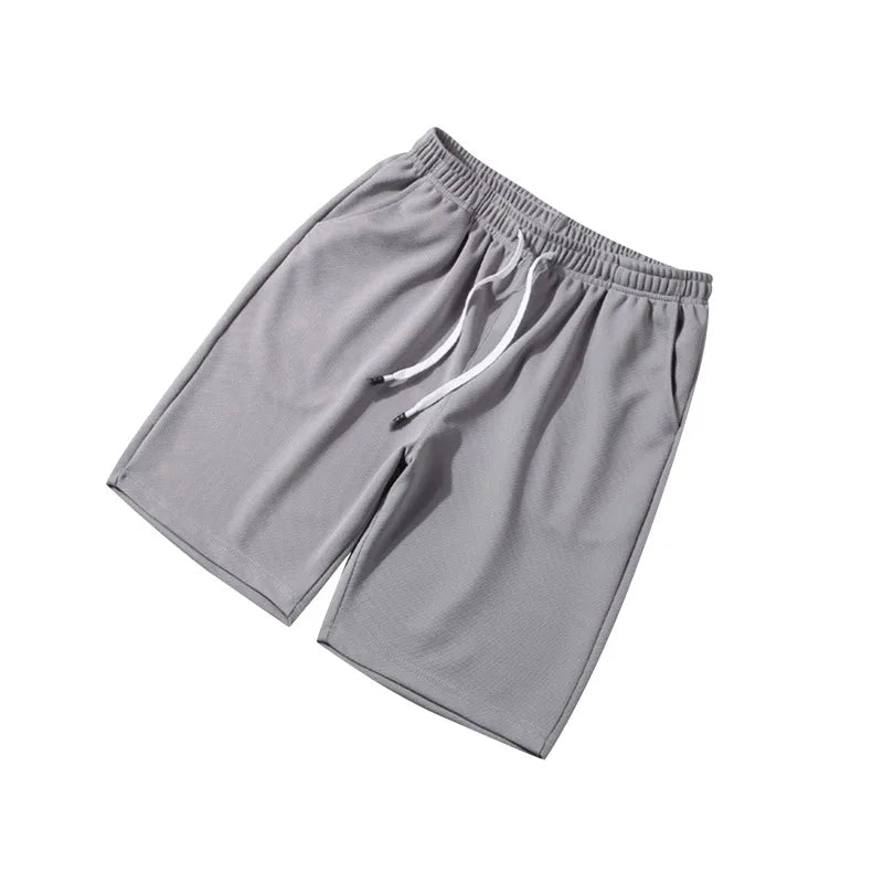 Short sólidos casuais esportivo