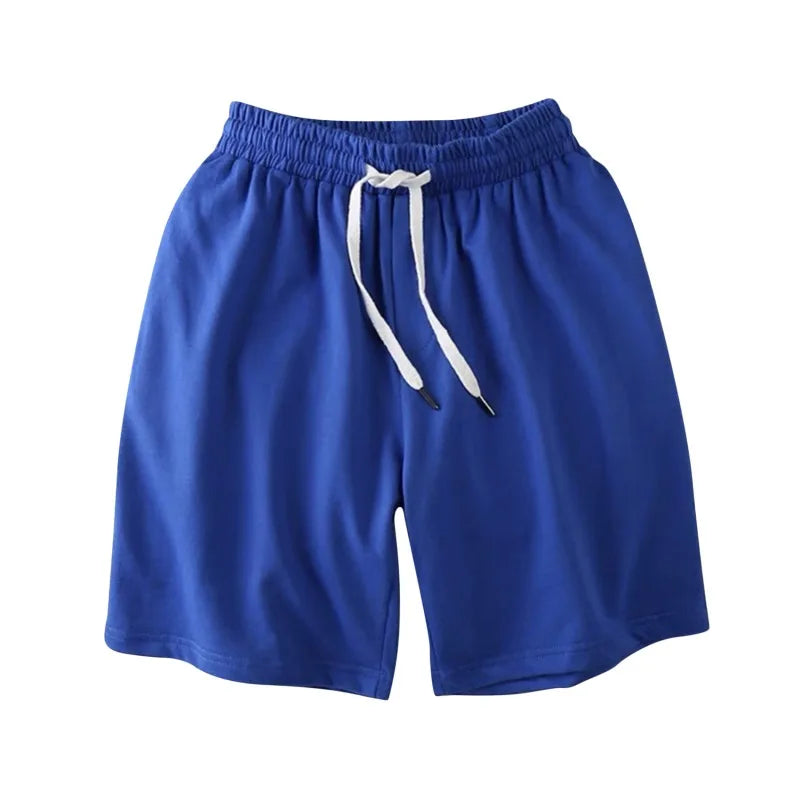 Short sólidos casuais esportivo