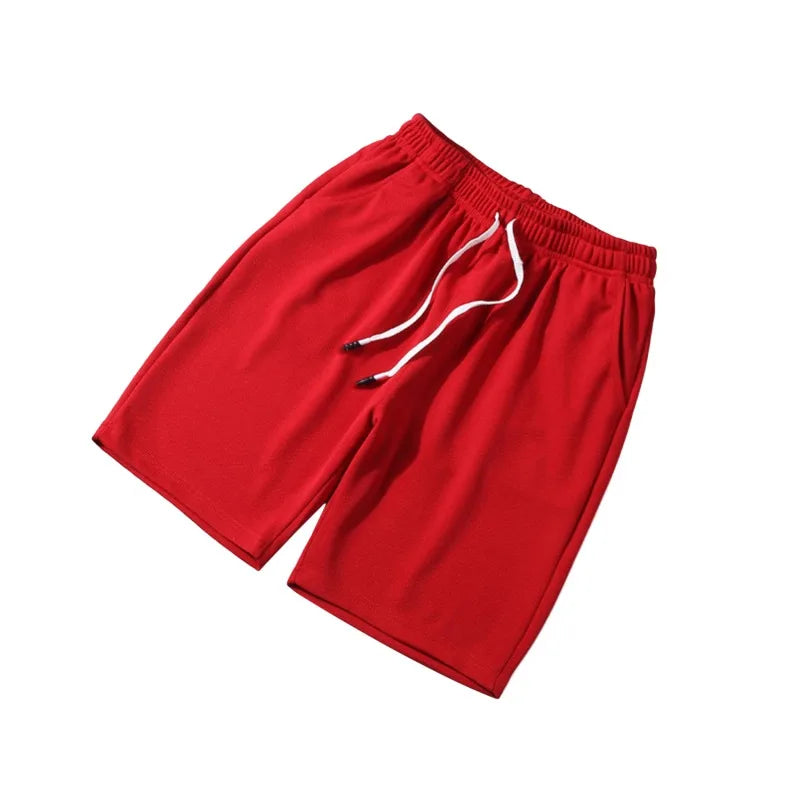 Short sólidos casuais esportivo