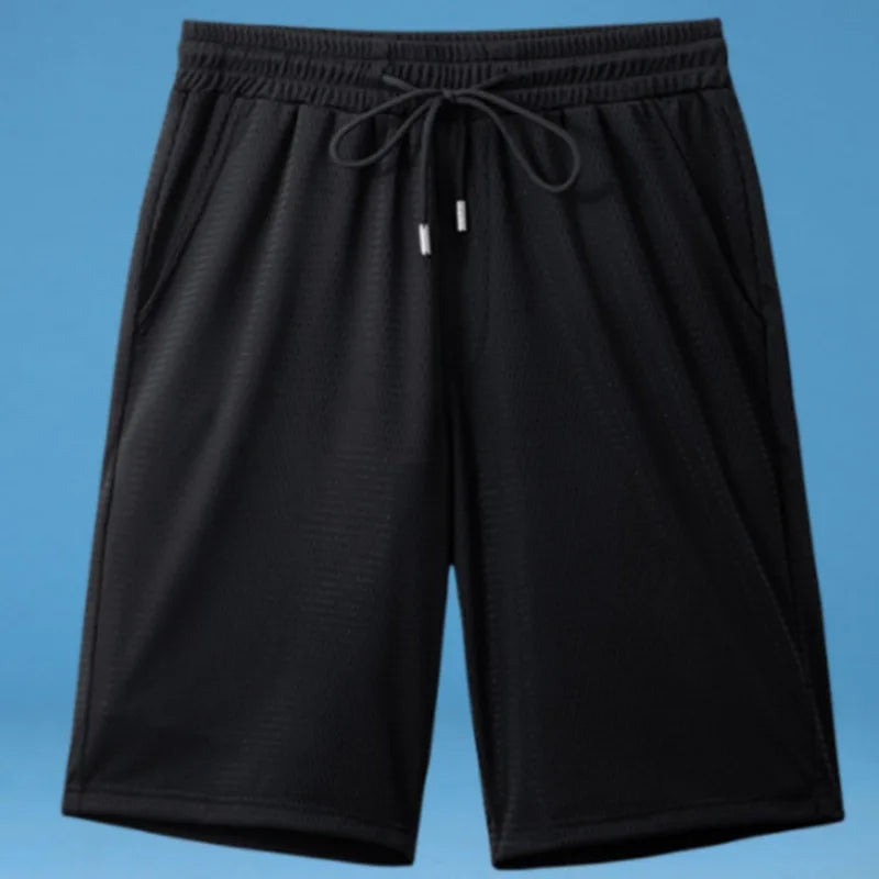 Short sólidos casuais esportivo